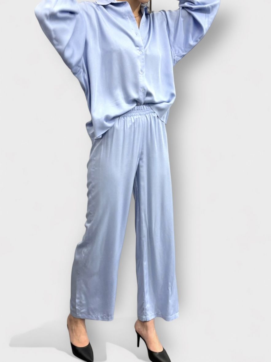 SHOP THE LOOK 10 - błękitna wiskoza
