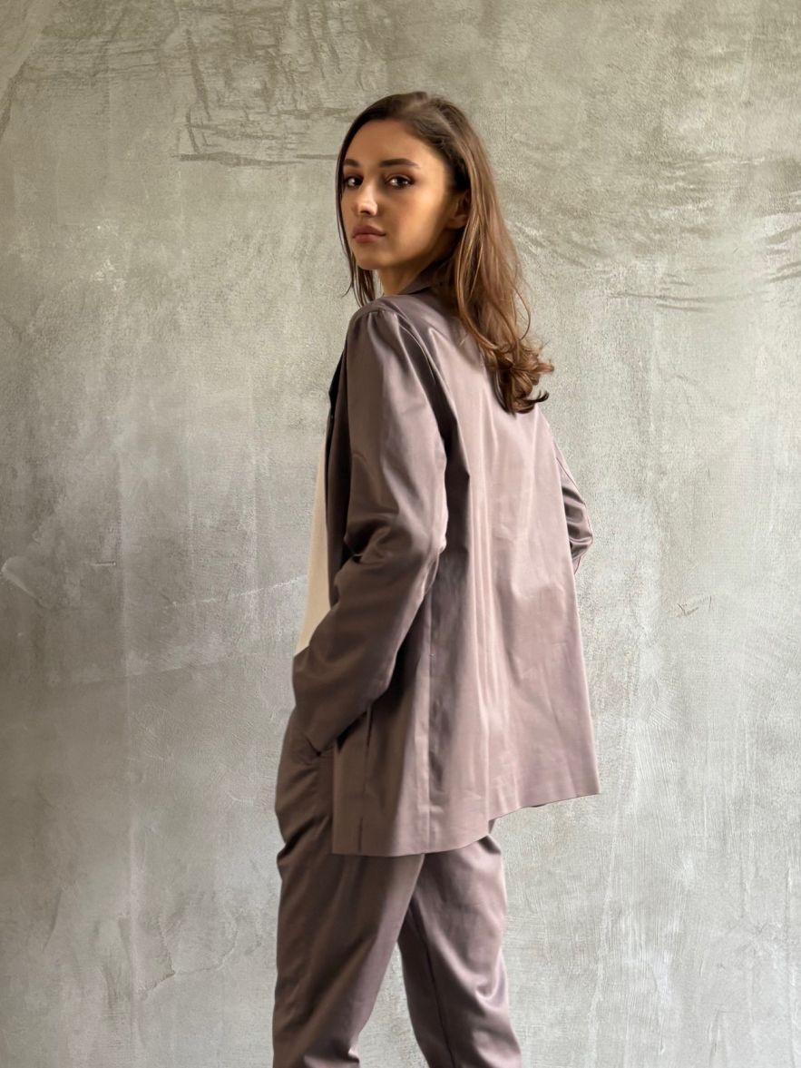 SHOP THE LOOK 13 - GARNITUR WEŁNIANY TAUPE