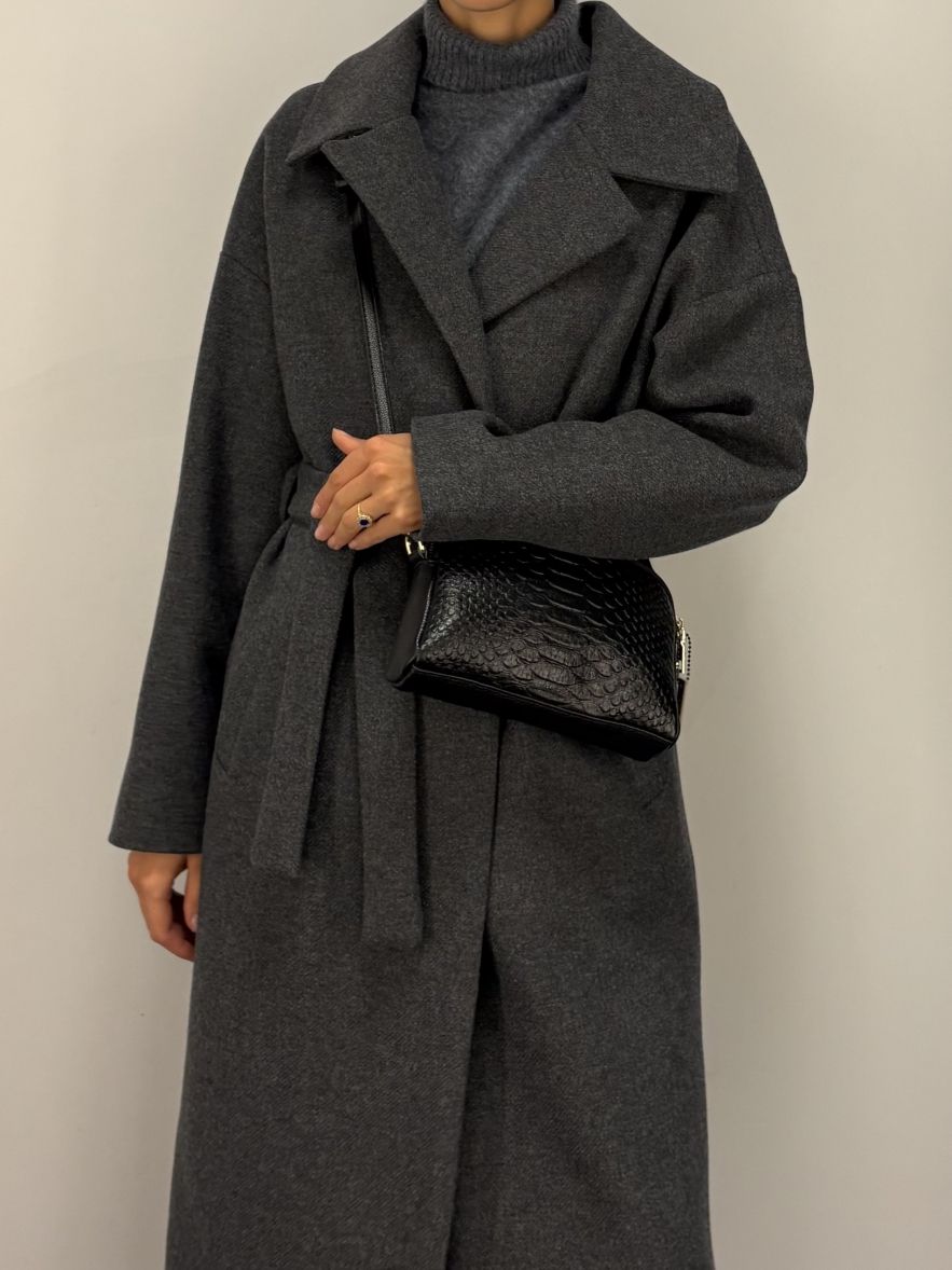 Skórzana mała torebka czarna 100% skóra naturalna