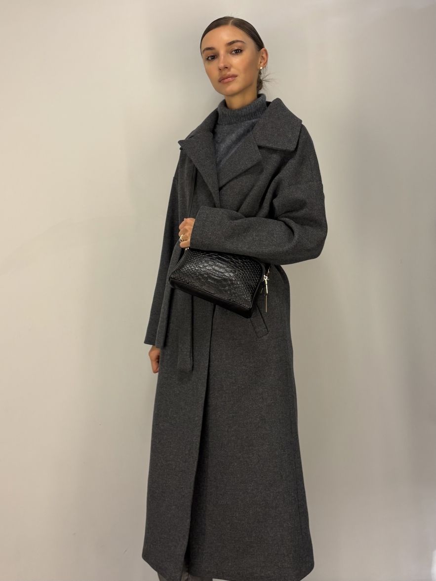 Skórzana mała torebka czarna 100% skóra naturalna