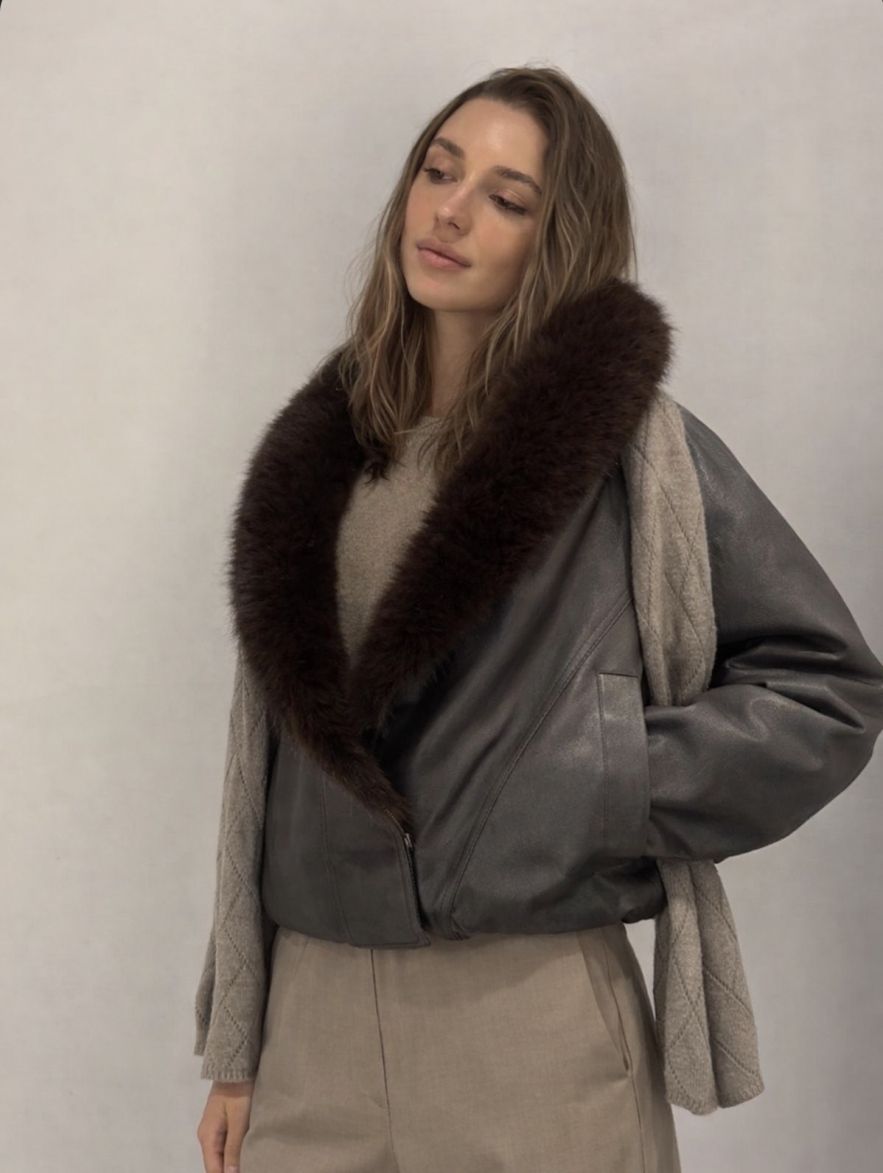 Kurtka eko skóra krótka 