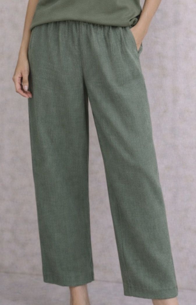 Spodnie zielone 100% bawełna