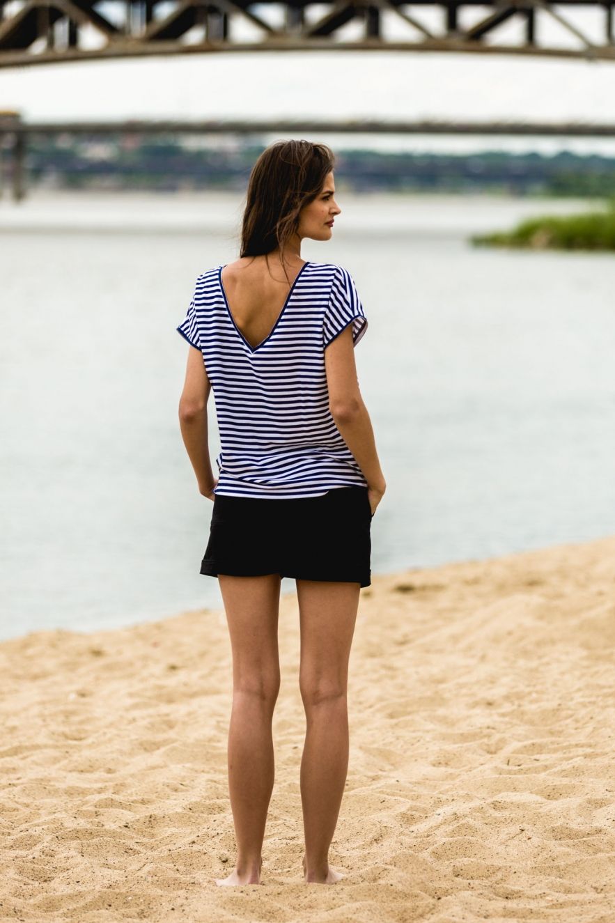 Bawełniane spodenki szorty A BIT TOO SHORT SHORTS BLACK