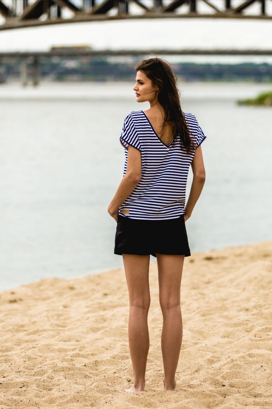 Bawełniane spodenki szorty A BIT TOO SHORT SHORTS BLACK