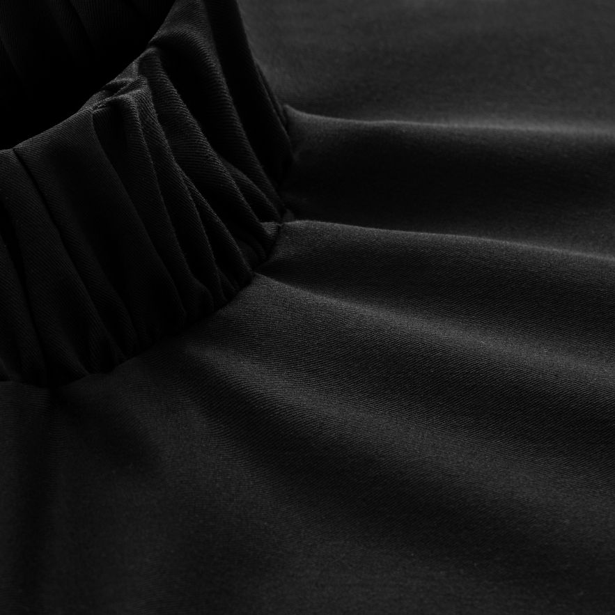 czarna sukienka z golfem PRETTY BLACK TRUE OCLOR BY ANN